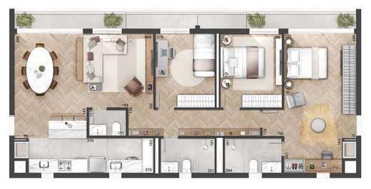 Empreendimento NY 205 - no bairro Auxiliadora, POA/RS - 38400